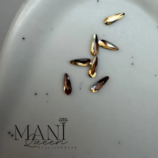 Csepp mini Gold 2x6 mm