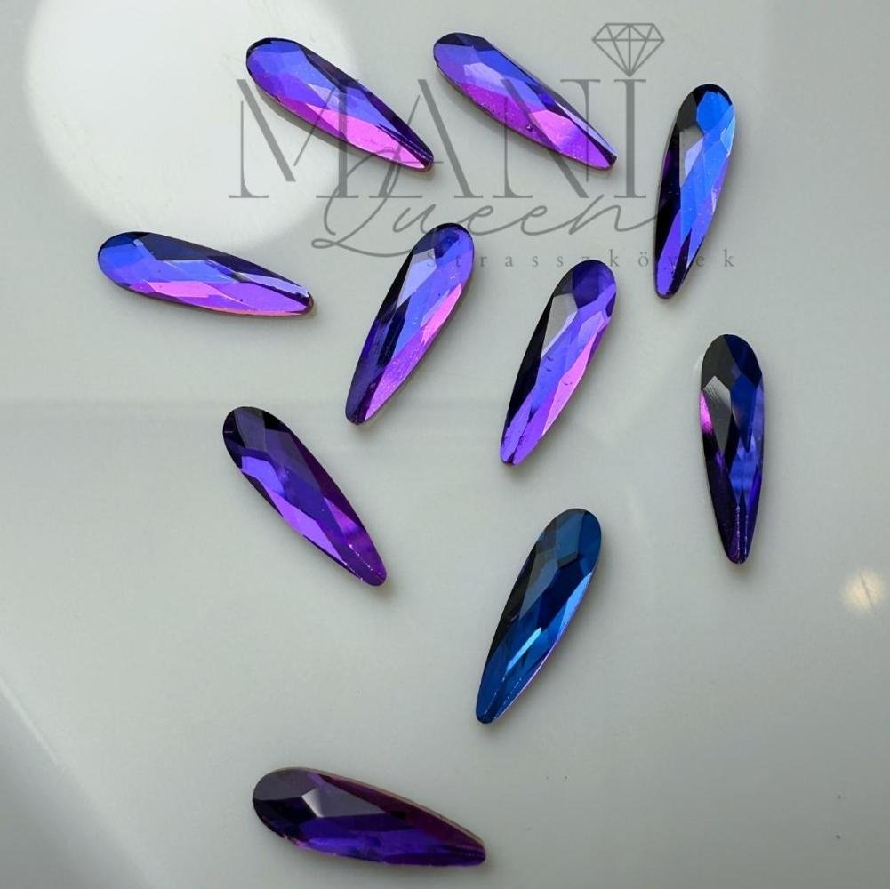 Csepp forma Purple Velvet 3x10 mm