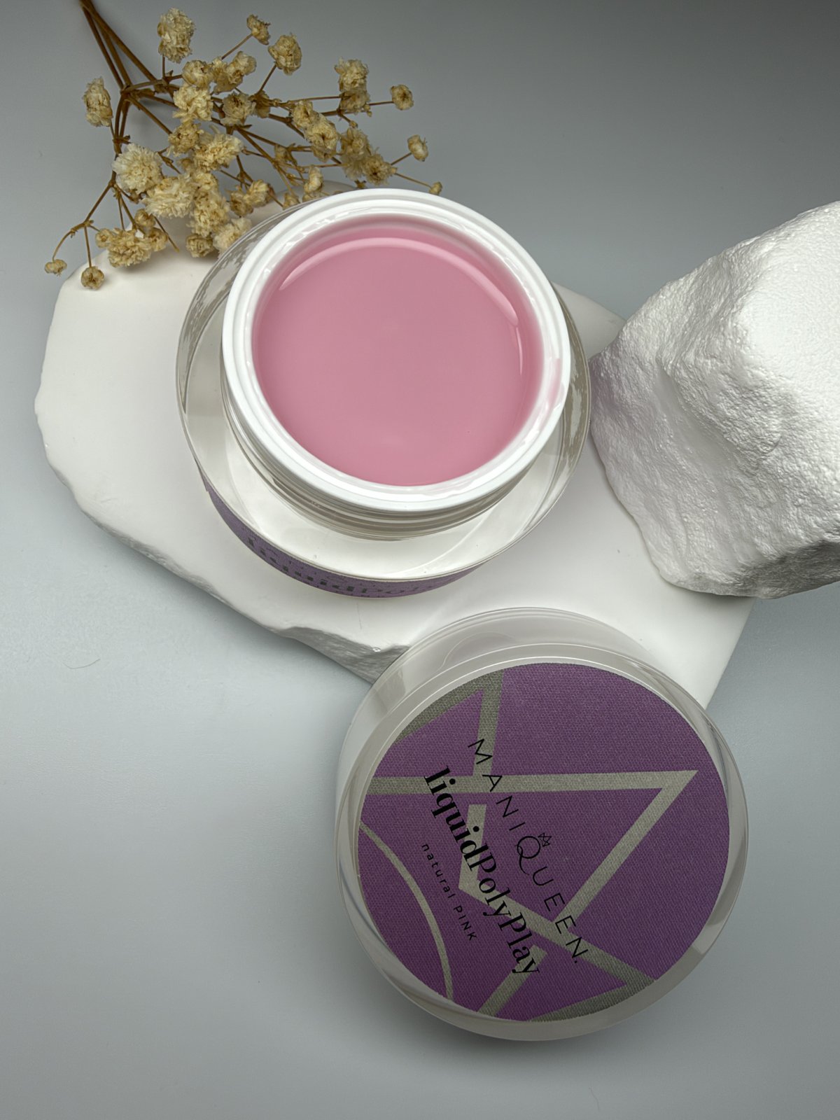 ManiQueen liquid PolyPlay natural Pink