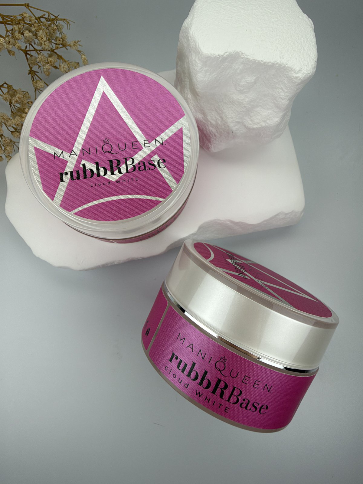 ManiQueen rubbR Base cloud white